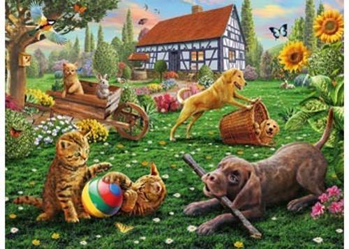 Ravensburger - Playing in the Yard Puzzle 200 Pieces