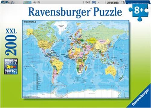 Ravensburger - Map of the World Puzzle 200 Pieces