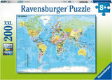 Ravensburger - Map of the World Puzzle 200 Pieces