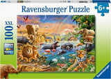 Ravensburger - Savannah Jungle Waterhole Puzzle 100 Pieces