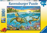 Ravensburger - Swim with Sea Turtles Puzzle 100 Pieces
