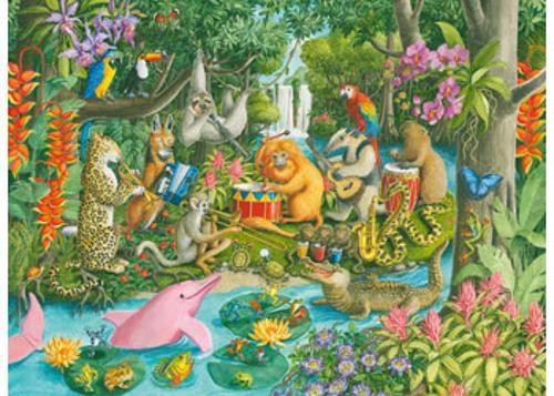 Ravensburger - Rainforest River Band Puzzle 100 Pieces