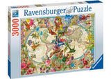 Ravensburger - Flora & Fauna World Map Puzzle 3000 Pieces
