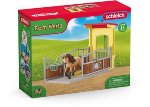 Schleich - Pony Box with Iceland Pony Stallion