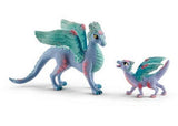 Schleich - Flower dragon and baby