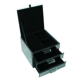 Peony Flowers Jewellery Box With 2 Drawers 15cm