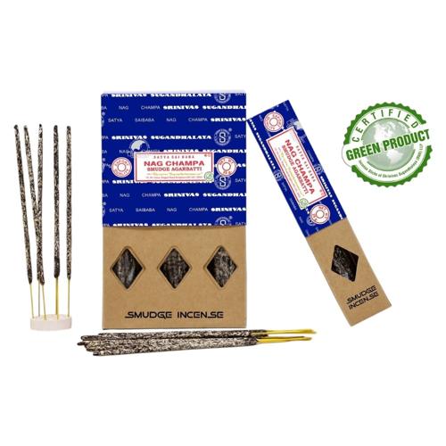 Satya Nag Champa Smudge Incense Sticks 25g Pack of 12