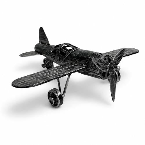 Vintage Metal Tiger Moth Plane Ornament 23cm