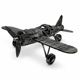Vintage Metal Tiger Moth Plane Ornament 23cm