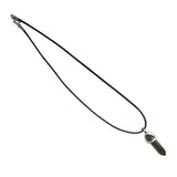 Clear Quartz Crystal Point Necklace 15mm Adjustable Cord
