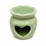 Ceramic Heart Oil Burners Assorted Colours Set of 6