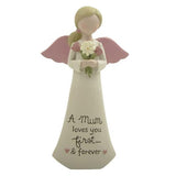 Mum Angel Polyresin Figurine 13cm With Sentiment