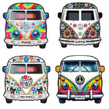 Kombi Van Ceramic Coasters With Cork Back Set of 4