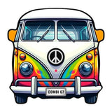 Kombi Van Ceramic Coasters With Cork Back Set of 4