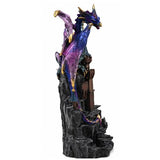 Blue Dragon Castle LED Figurine 26.5cm