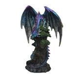 Blue Dragon Tree Of Life Polyresin Figurine 25cm