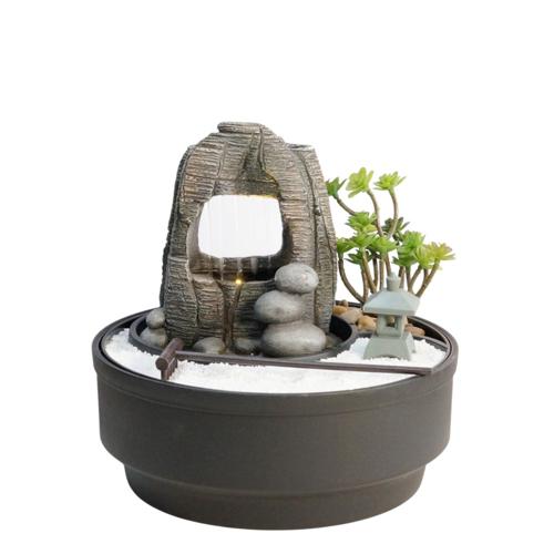 Zen Sand Garden Indoor Polyresin Fountain 21cm