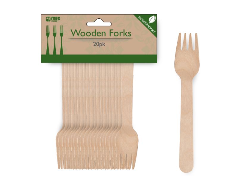 Wooden Forks - MaxChoice (960pcs)