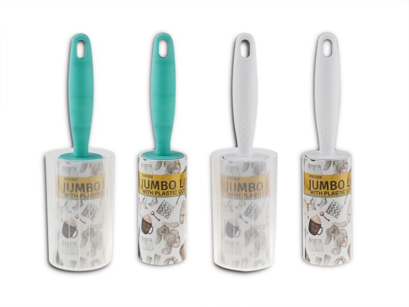 Jumbo Lint Roller w/ Plastic Cover - 5m (Set of 24 Assorted)