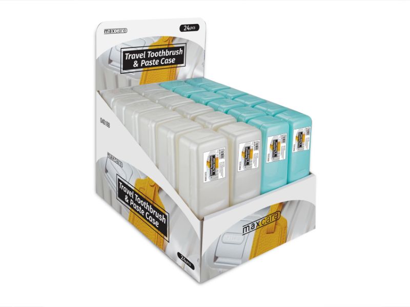 Travel Toothbrush & Paste Case (Set of 24)