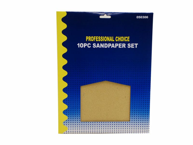 Sand Paper Set - 10pk (48 Packs)
