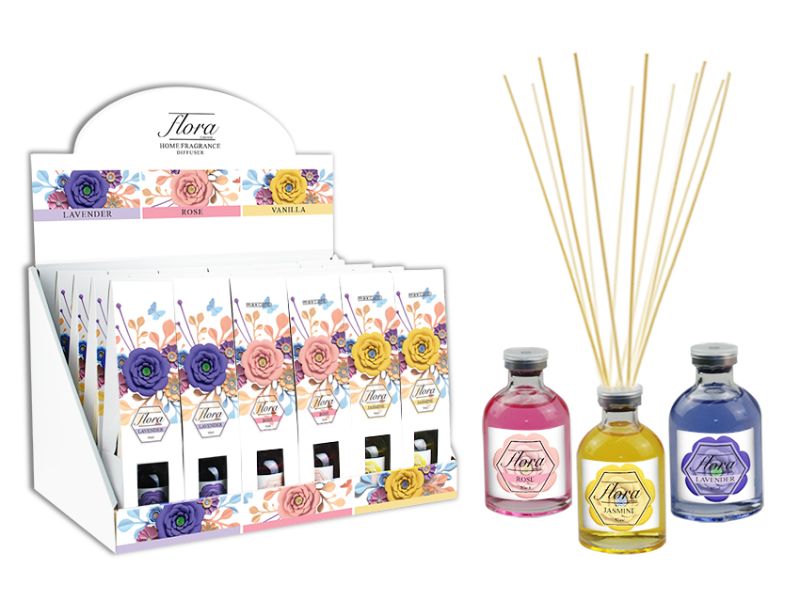 Flora Reed Diffuser Set - 50ml (Set of 24 Assorted)