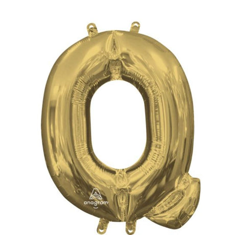 40cm self-sealing foil balloon in shimmering white gold, perfect for elegant celebrations and decorations.