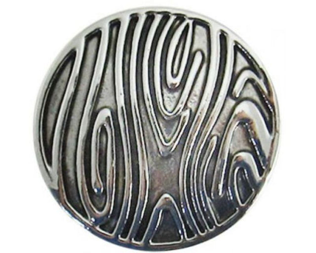 Stylish Snaps REDFOX - Silver Current accessory, featuring a sleek design for versatile wear and elegant enhancement.