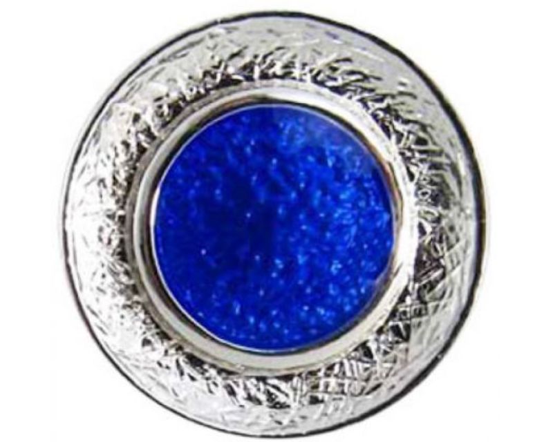 Snaps REDFOX in blue with silver nest design, a stylish and versatile accessory for any occasion.