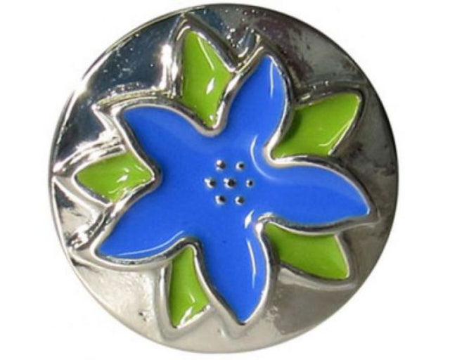 Elegant Snaps REDFOX in Water Lily Blue, featuring delicate floral patterns and vibrant hues for versatile styling.
