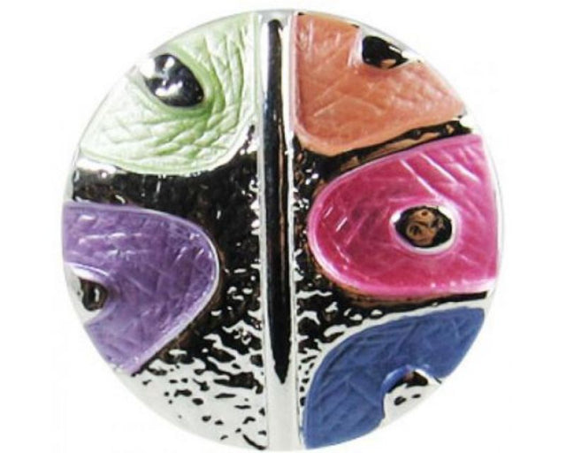 Colorful ladybug toy with snap design, fostering creativity and fine motor skills for imaginative play.