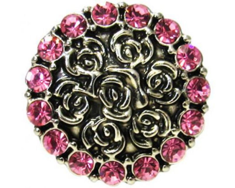 Elegant faux roses with pink diamantes, perfect for home decor and lasting gifts for special occasions.