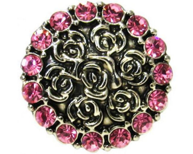 Elegant faux roses with pink diamantes, perfect for home decor and lasting gifts for special occasions.