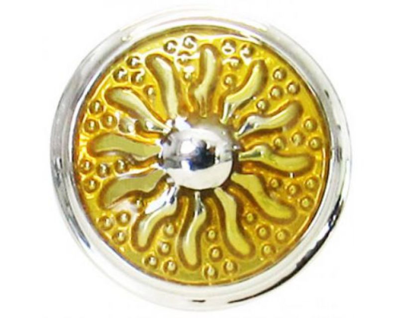 Stunning Snaps REDFOX - Aztec Sun Gold with radiant gold tones and captivating Aztec sun pattern, perfect for any outfit.