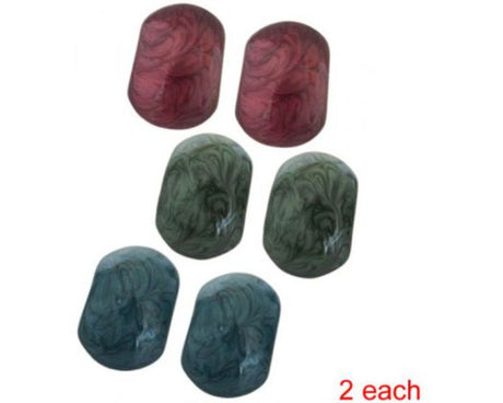 Set of 6 Jax Impasto Earrings featuring unique designs in a trendy texture, perfect for elevating any outfit.