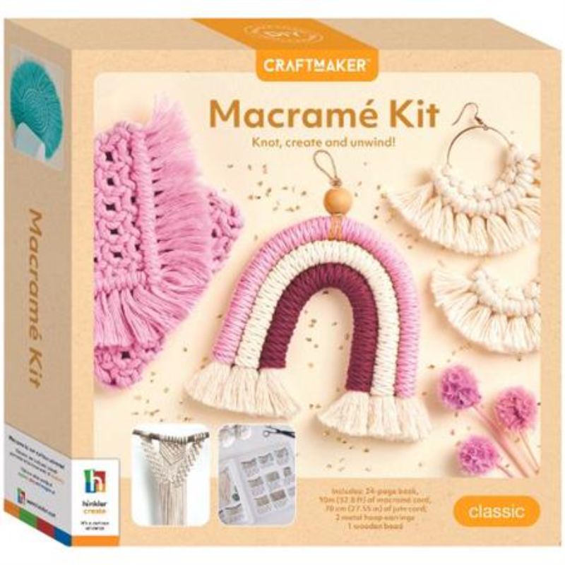 Craft Maker Kit -Classic Modern Macrame (3 Kits)