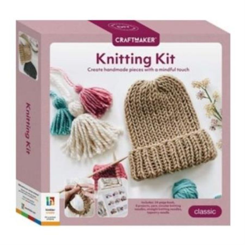 Craft Maker Kit - Classic Knitting Kit (3 Kits)