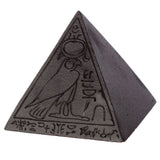 Ornament - Black Egyptian Pyramid 5cm (Set of 4)