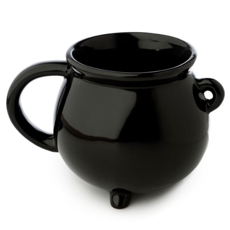 Ceramic Shaped Mug - Hubble Bubble Black Cauldron
