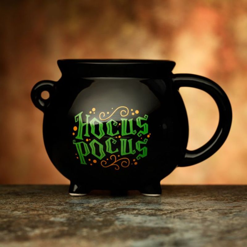 Ceramic Shaped Mug - Hocus Pocus Black Cauldron