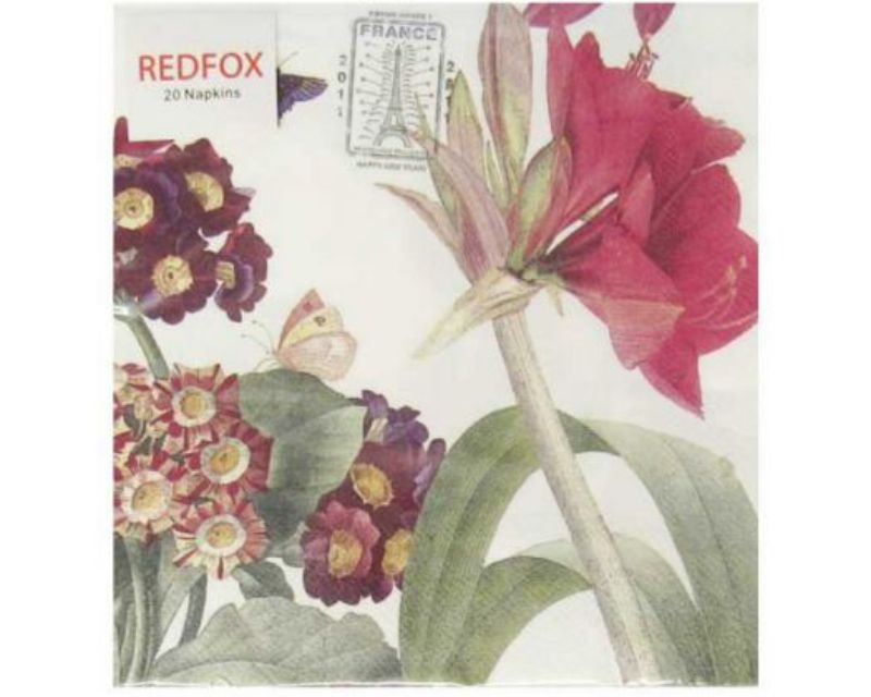 Amaryllis Lily Napkin