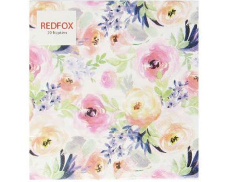 Elegant Floral Field Napkin featuring vibrant flower designs, perfect for enhancing any dining occasion.