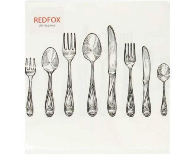Elegant 3-ply table setting napkins in eco-friendly packaging, perfect for any dining occasion.