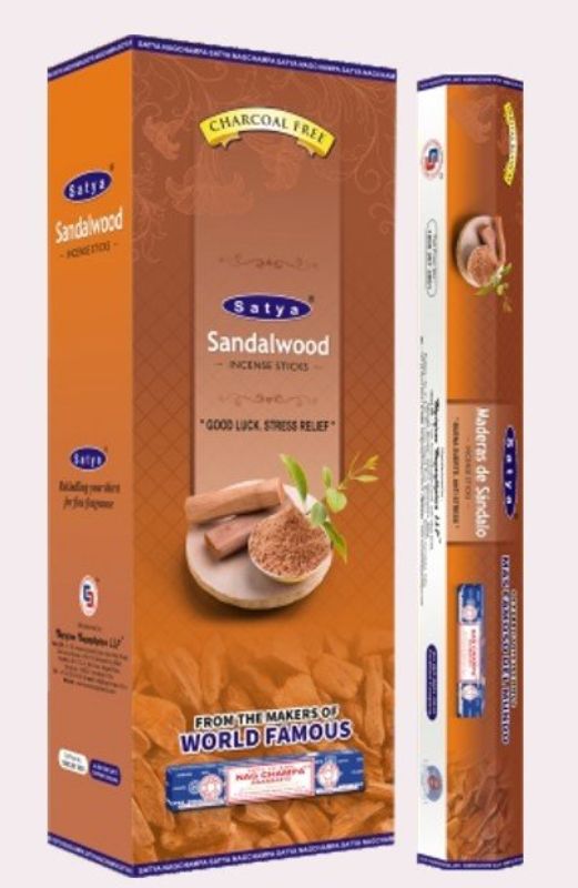 Incense - Satya Hexa Sandalwood (Box of 6)