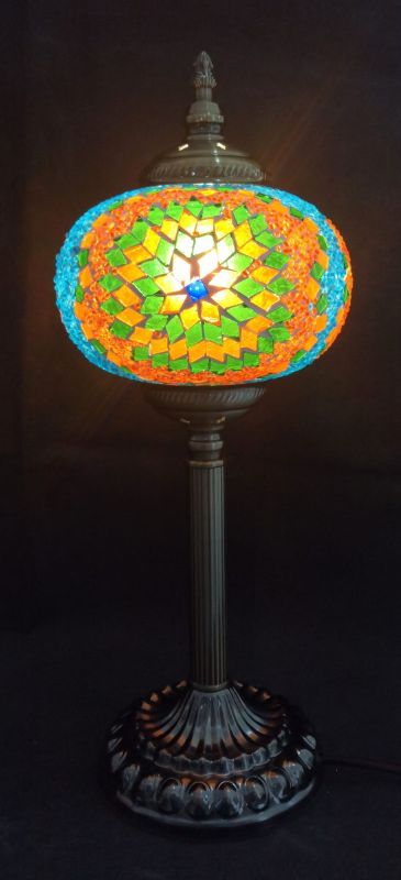 Turkish Mosaic Lamp - Tall Multi (47cm)