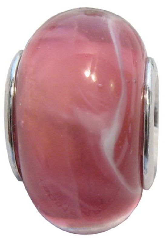 Cherish Beads - Glass - Apricot Swirl 4/Pk