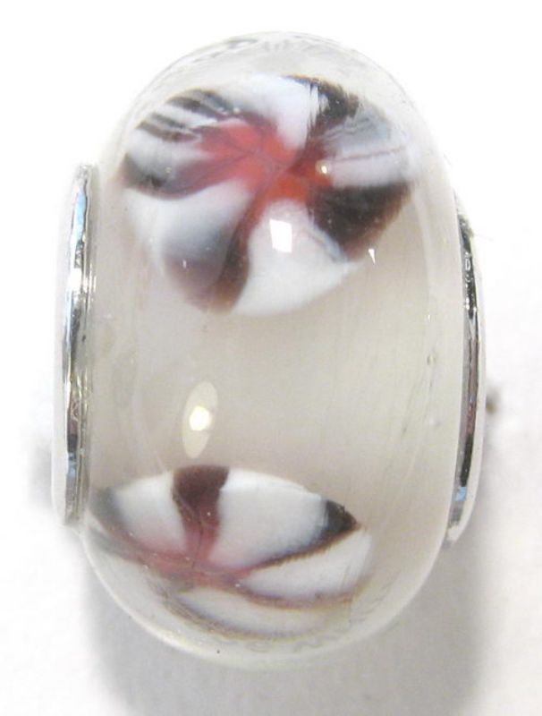 Cherish Beads - Glass - Wht Glass Bead 4pcs/Bag