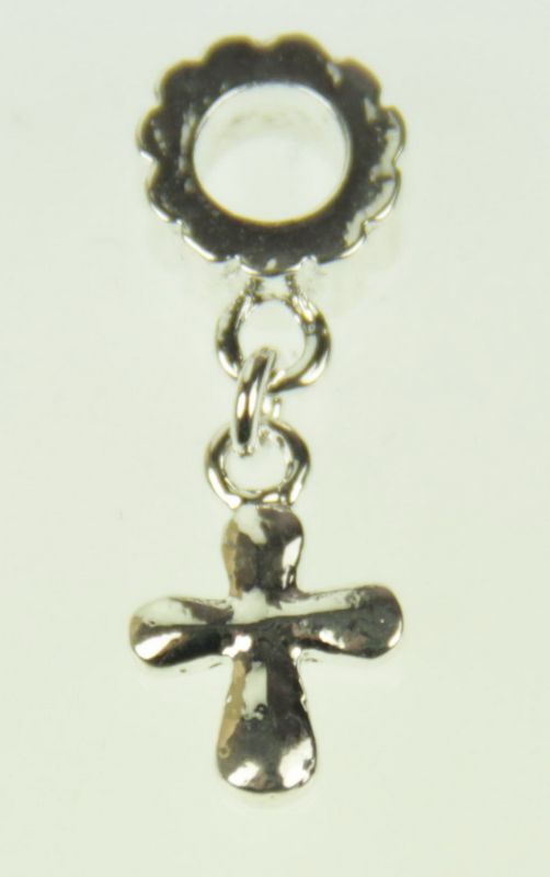 Cherish Beads - Metal - Cross Charm 5/Pk