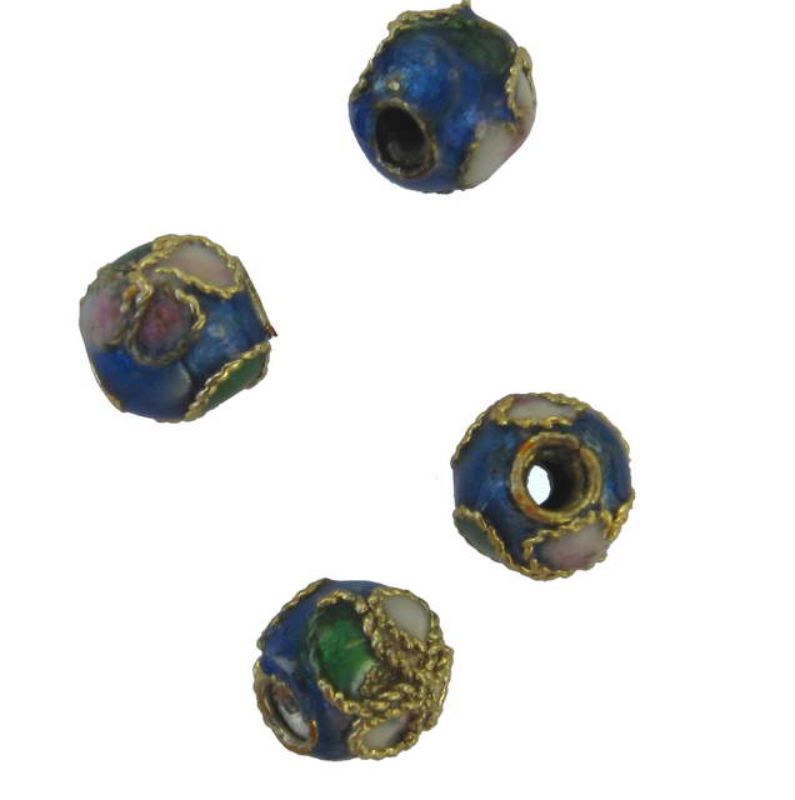 Beads  - Cloisonne - Cloisonne 6mm X 20pcs  - Set of 5