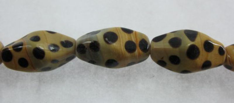 Beads  - Fancy Beads - 10x18mm 15pce/Str  - Set of 2